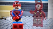 奇趣Lego：乐高隐形钢铁侠-奇迹超级英雄被恶作剧托尔，蜘蛛侠
