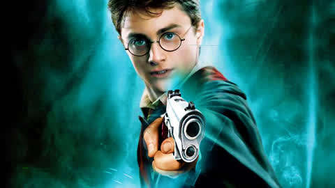 如果把《哈利波特》里的魔法杖换成枪!