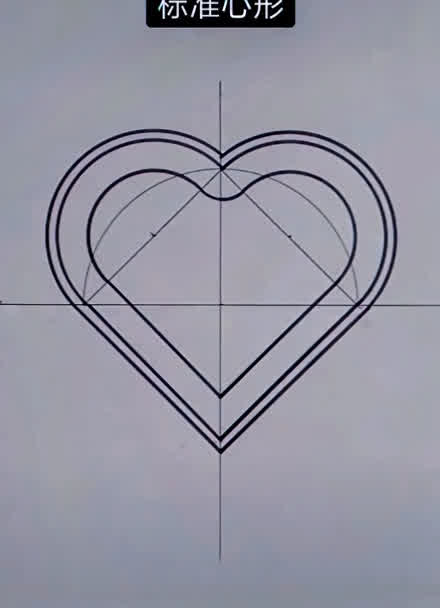 怎么画简单的心形图片