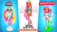 勤劳山姆：大拆箱 Hairdorables，Snapstar和OMG系列的娃娃 