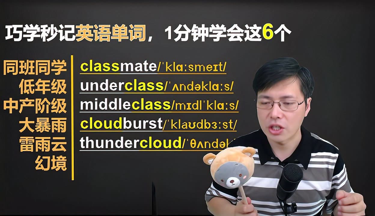 同班同學用英語怎麼說一分鐘巧記6個英語單詞來學習