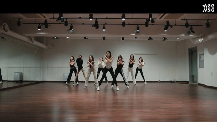 Weki Meki【After School - Bang！】练习室  DANCE PRACTICE，整齐度和力度太让人舒适了！