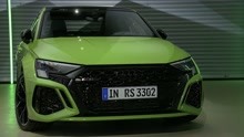 全新 奥迪 RS3 Sedan版，全绿色车身很霸气