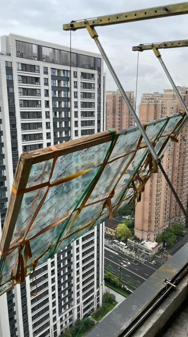 大玻璃吊装方案图片