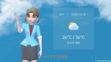 长沙市2021年8月23日天气预报
