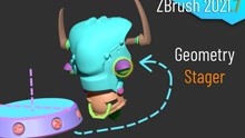 【ZBrush教程】ZBrush 2021.7 - Geometry Stager。
