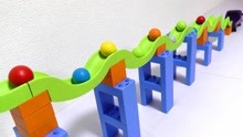 大理石玩具： Trix轨道超长波斜坡和轨道，有趣的大理石跑道！