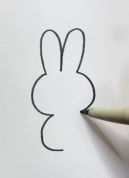 用数字3画小白兔,超级简单你学会了