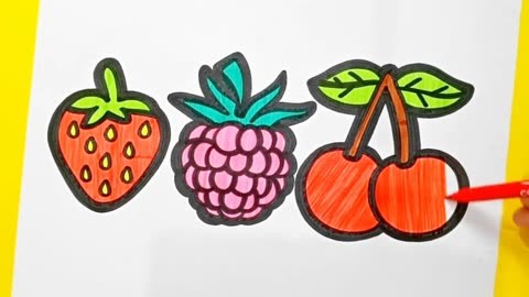 儿童简笔画 水果简笔画教程