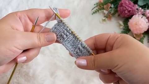 交叉麻花的编织方法图片